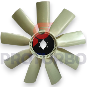 VENTILADOR CUMMINS / DETROIT / CATERPILLAR / M.B.  32"x2.56"x9A  BORGWARNER